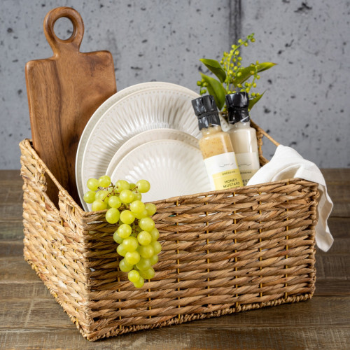 Water Hyacinth Rectangle Basket - Large