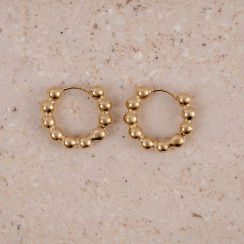 Mia Gold Huggie Earrings