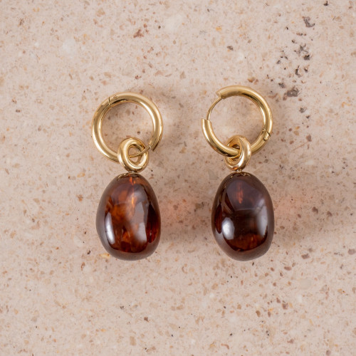 Brown Earrings
