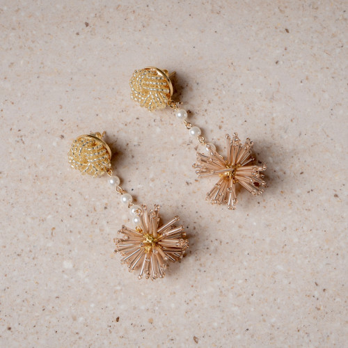 Flower Drop Earrings