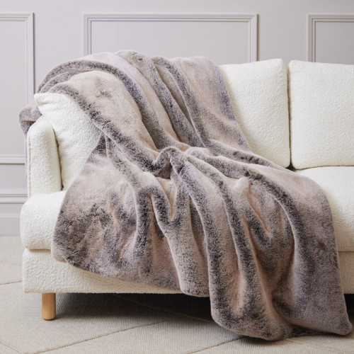 Mink Faux Fur Throw