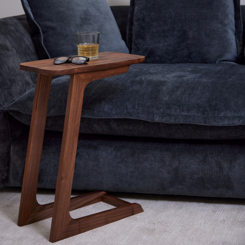 scott walnut sofa table 
