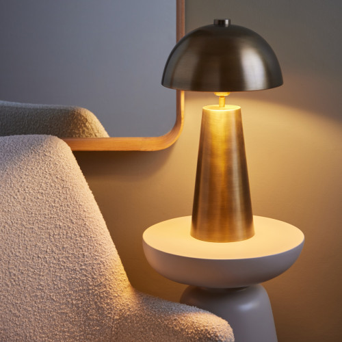 dita antique bronze iron table lamp