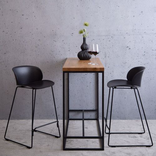 Barclay Counter Stool - Black - Set of 2   
