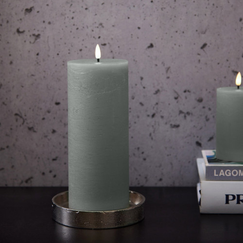 LED Pillar Candle Mist - Large 