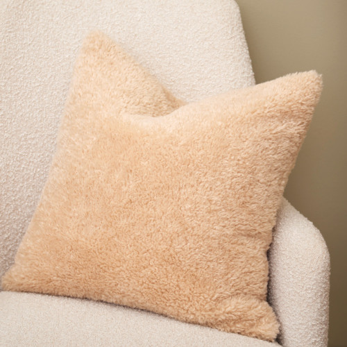 Natural Teddy Cushion - Large