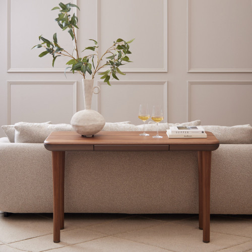 Natalie Walnut Console Table 