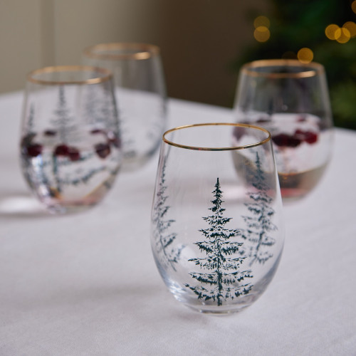 Fir Tree Tumbler - Set Of 4