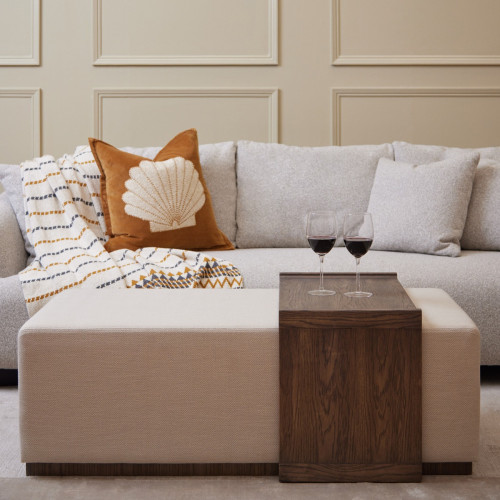 Apollo Coffee Ottoman - Herringbone