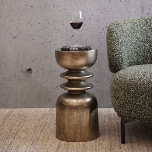 Rolled Round Side Table 