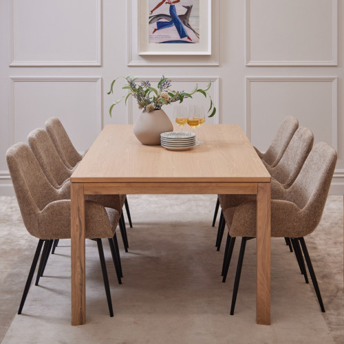 Hendrix Solid Oak Dining Table