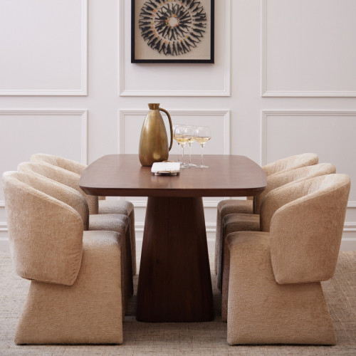 Dani Walnut Veneer Dining Table