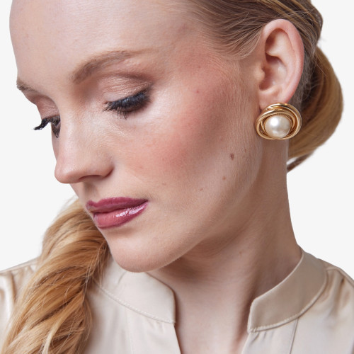 Pearl Knot Earrings
