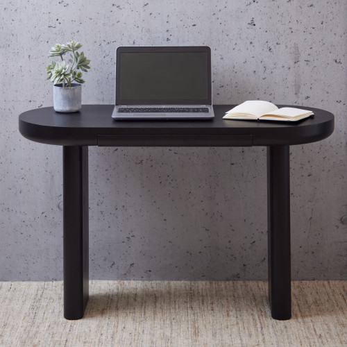 Moore Black Slim Desk