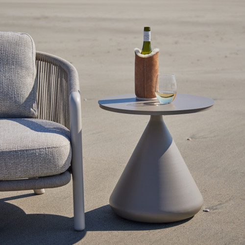 Cantor Side Table - Taupe