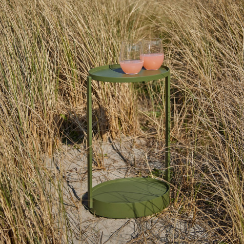 Amargo Side Table - Olive Green