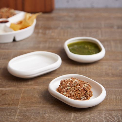 Oval Dip Bowls - Set of 3