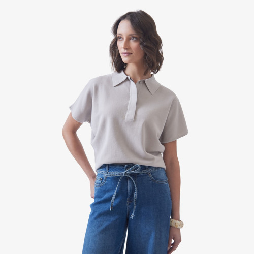 Lily Knit Polo Shirt