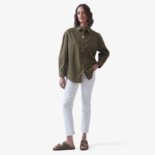 Button Detail Blouse