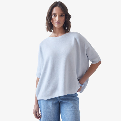 Batwing Short Sleeve Knit