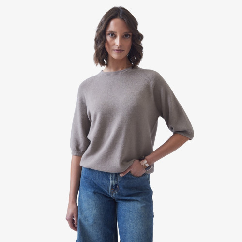 Short Sleeve Round Neck Top
