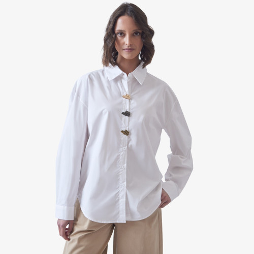 Button Detail Blouse