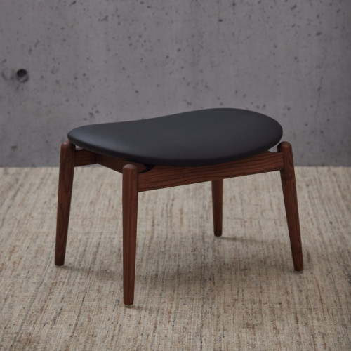 Yeats Ash Footstool - Walnut