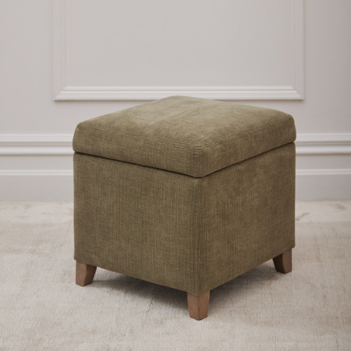 Cooper Storage Ottoman - Green