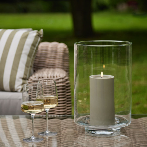 Outdoor LED Candle Latte - Large