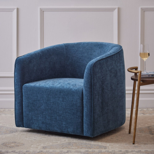 Arden Swivel Chair - Ocean