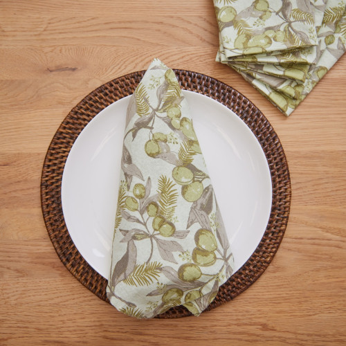Olive Branch Napkin - Set Of 6