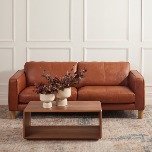 Faraday 2.5 Seater Leather Sofa