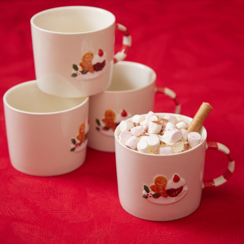 Gingerbread Mug - Set Of 4