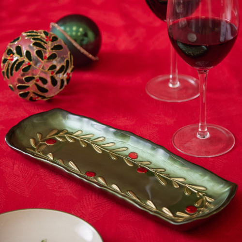 Wreath Oval Platter