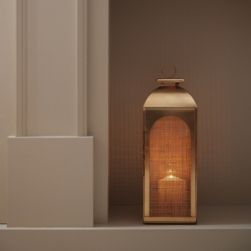 Woven Window Lantern - Medium