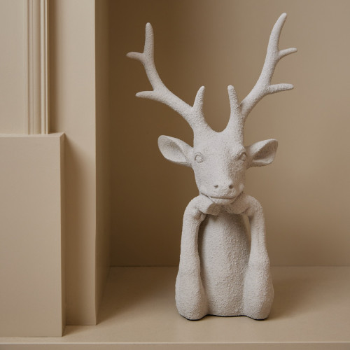 Sebastian Textured Pottery Deer - Medium