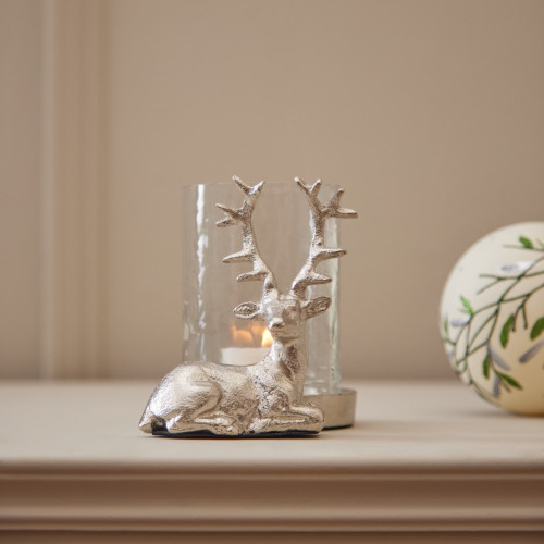 Reinna Sitting Deer Votive Holder