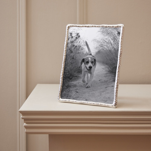 Yallo Hammered Silver Frame 8x10