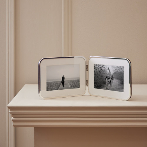 Silver Double Dali Frame 4X6