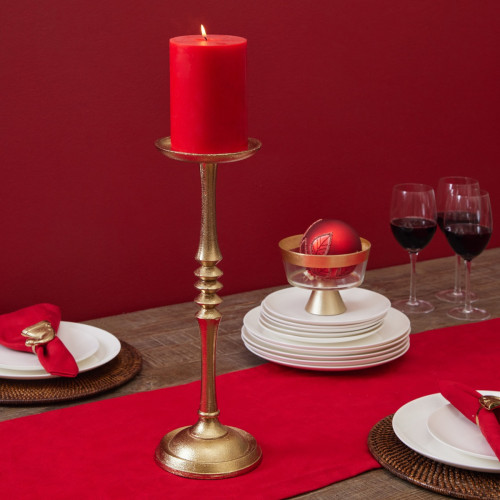 Conical Divit Pillar Candle Holder - Tall