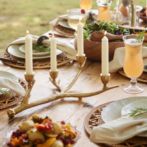 Antler 4-Piece Candle Holder
