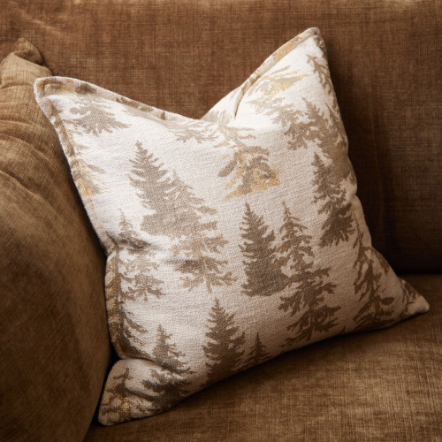 Golden Christmas Tree Cushion 