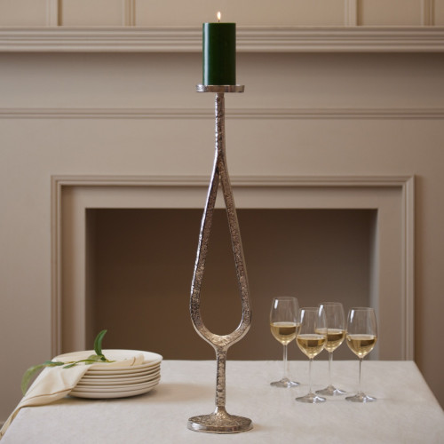 Teardrop Pillar Candle Holder - Small