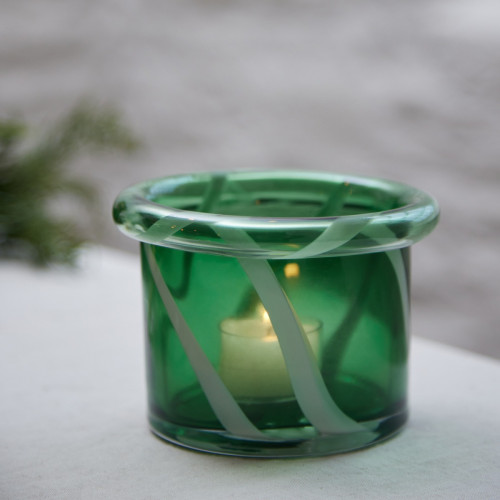 Green Swirl Nightlight Holder