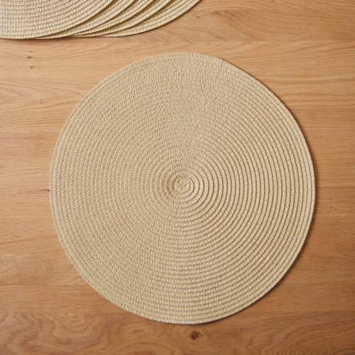 Champagne Round Placemat - Set of 6