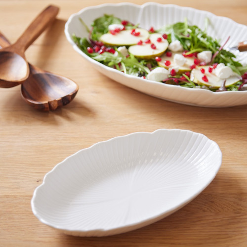Lotus Small Oval Bowl