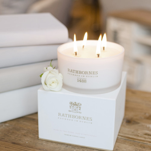 Dublin Tea Rose Luxury Candle 