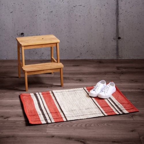 Madras Rug – Terracotta