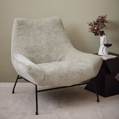 Carina Chenille Chair - Sage Green
