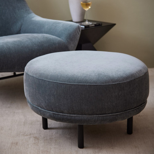 Erin Chenille Footstool 